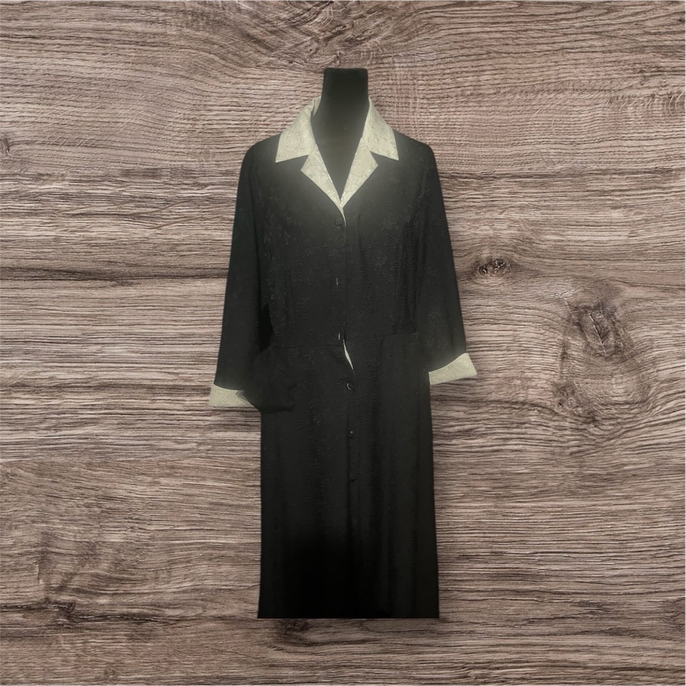 Unique Vintage Black and White Coat